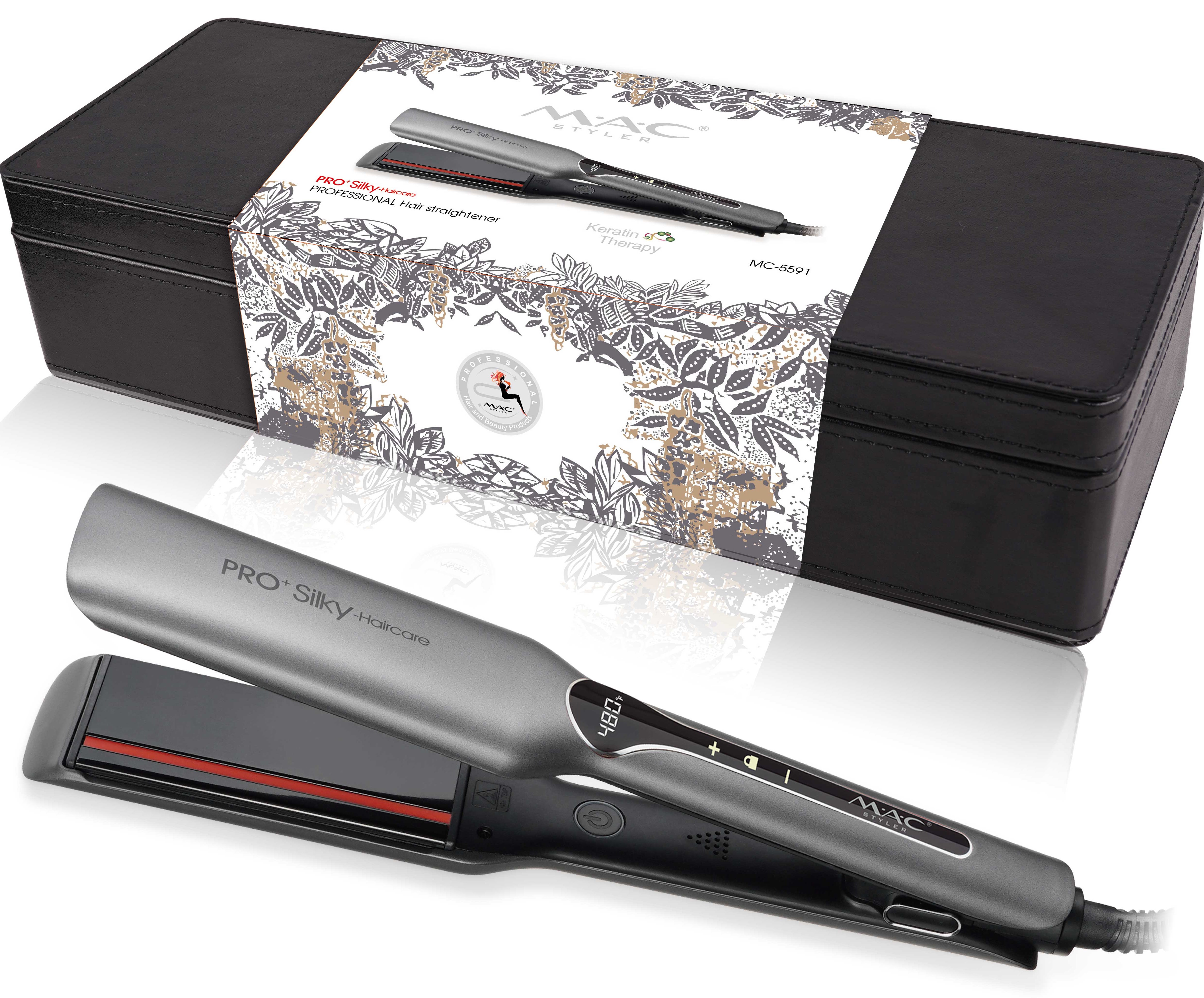 Lisseur A Cheveux – Ecran LCD – 480 F° – Rouge MC-5590 - Image 5